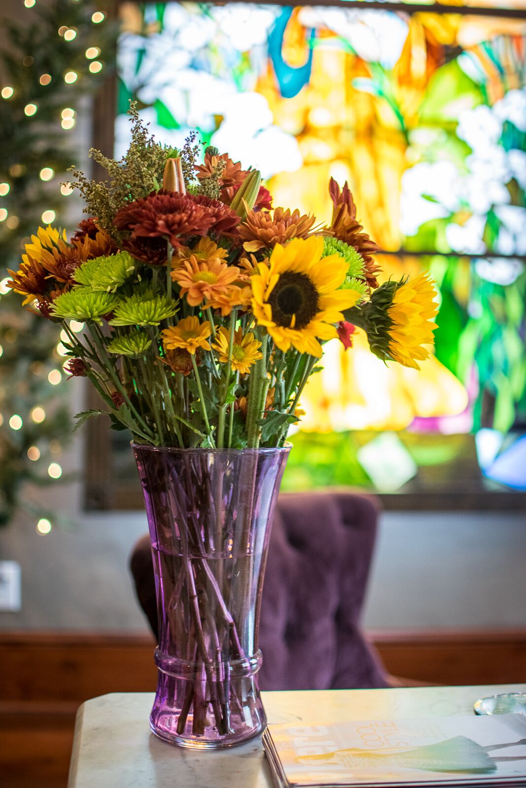 vase of flowers